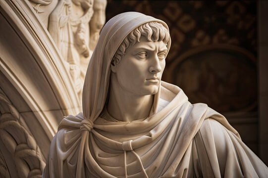 Giovanni Boccaccio statue.