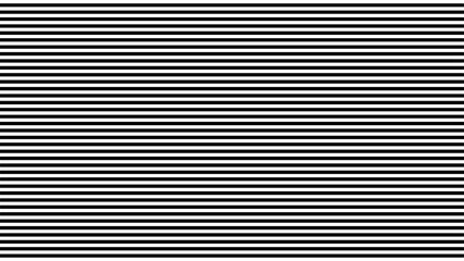 Black and white monochrome horizontal stripes pattern. Simple design for background. Uniform lines in contrasting tones creating visual rhythm and balance. Optical illusion. Vector illustration.