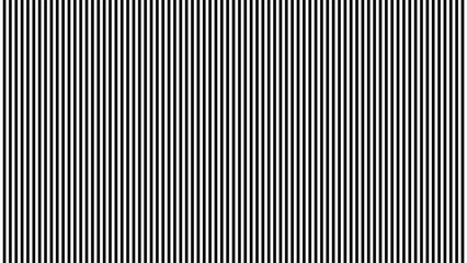 Black and white monochrome vertical stripes pattern. Simple design for background. Uniform lines in contrasting tones creating a visual rhythm and balance. Optical illusion. Vector - obrazy, fototapety, plakaty