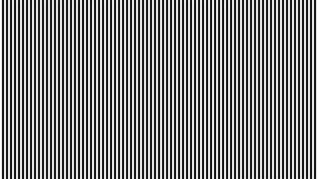 Black and white monochrome vertical stripes pattern. Simple design for background. Uniform lines in contrasting tones creating a visual rhythm and balance. Optical illusion. Vector
