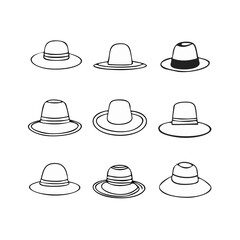set of hats