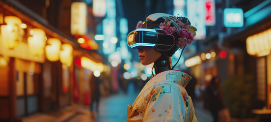 In the realm of personalized cultural exchange, these robots act as virtual travel buddies, highlighting cultural traditions, customs, and local festivities from around the world - obrazy, fototapety, plakaty