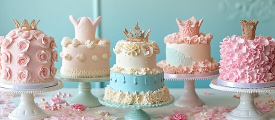 Exquisite Birthday Cakes Fit for a Princess Party: Indulge in Elegant Birthday Cakes for a Magical Princess Party