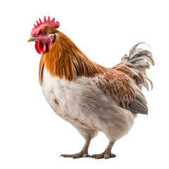 Fototapeta premium rooster isolated on white background