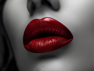 Female art beauty photo of lips
