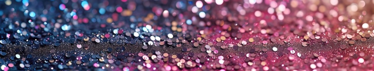 Glittery sequined texture, shining colorful background Generative AI.