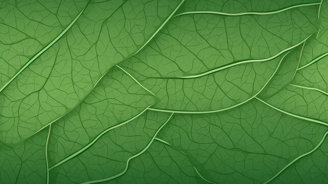 Horizontal Banner with Leaf Texture and Torn Outline Shape, Featuring Editable Colors