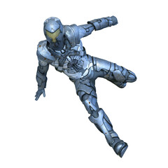 サイバーマン　3DCGレンダリング