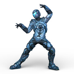 サイバーマン　3DCGレンダリング