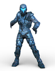 サイバーマン　3DCGレンダリング