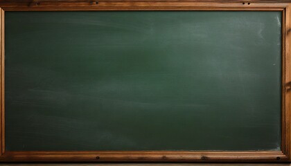 a blackboard with a wooden frame