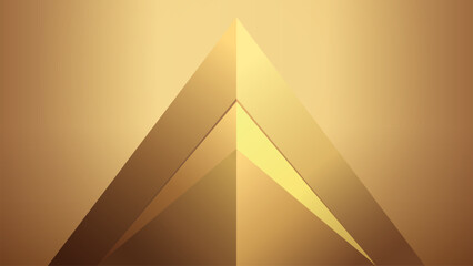 Gold shiny wallpaper with gold gradient geometric elements