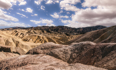 Fototapeta na wymiar Zabriskie Point Area in Death Valley