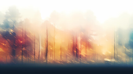 Abstract Forestscape