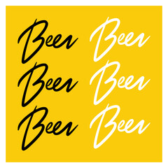 beer graffiti art vector isolated
