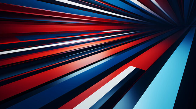 Dynamic Motion with Diagonal Stripes