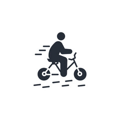 bicycle icon. vector.Editable stroke.linear style sign for use web design,logo.Symbol illustration.