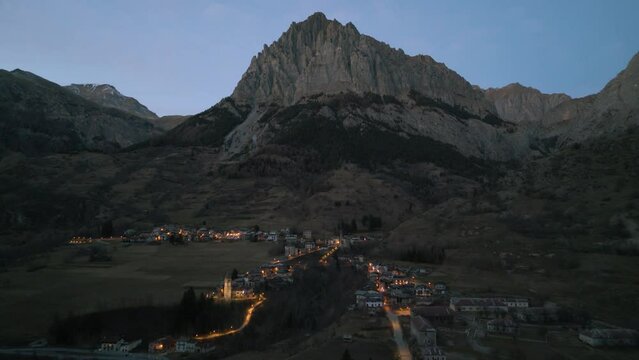 Beautiful town in Italian Alps (Sambuco - Cuneo - Piemonte)