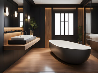 Uncluttered Elegance Unveiled - Modern Minimalist Bathroom Design
