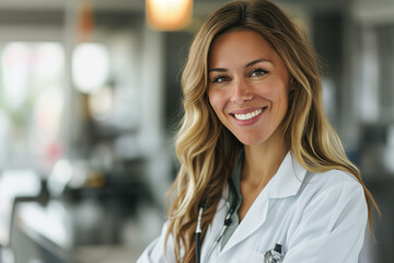 Fototapeta premium Doctor, healthcare's asset, excels in hospital medicine, innovates in pharmaceutical care, embodies the doctor's role in advancing healthcare