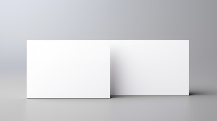 Mockup card template with gray background	 - obrazy, fototapety, plakaty
