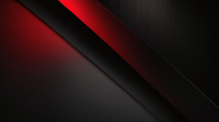 Obraz premium 3D red gray techno abstract background overlap layer on dark space with rough decoration. Modern graphic design element cutout shape style concept for web banners, flyer, card, or brochure cover.