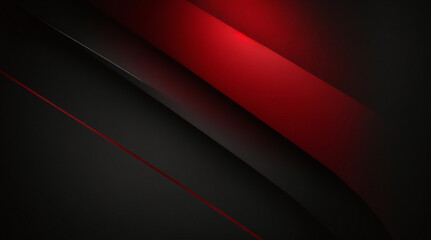 3D red gray techno abstract background overlap layer on dark space with rough decoration. Modern graphic design element cutout shape style concept for web banners, flyer, card, or brochure cover.