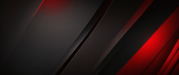 Obraz premium 3D red gray techno abstract background overlap layer on dark space with rough decoration. Modern graphic design element cutout shape style concept for web banners, flyer, card, or brochure cover.