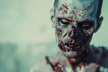Zombie-Apokalypse: Furchterregende Untoten-Szene in düsterer Atmosphäre