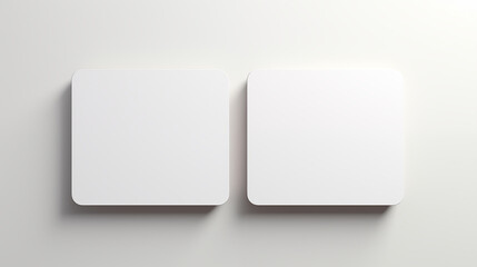 Mockup card template with gray background	