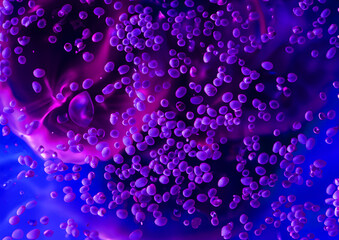 purple x bubble sea