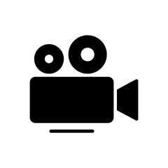Video icon vector. video camera icon vector. movie sign. cinema