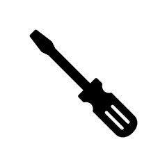 Screwdriver icon vector. tools icon vector