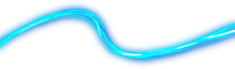 wavy moving neon line effect