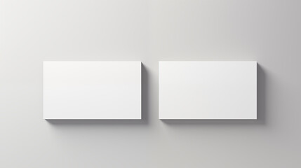 Fototapeta premium Mockup card template with gray background 