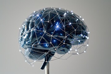 neural network in the form of a brain