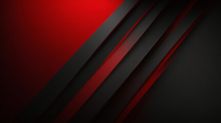Obraz premium 3D red gray techno abstract background overlap layer on dark space with rough decoration. Modern graphic design element cutout shape style concept for web banners, flyer, card, or brochure cover.