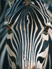 zebra close up