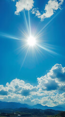 sun and clouds