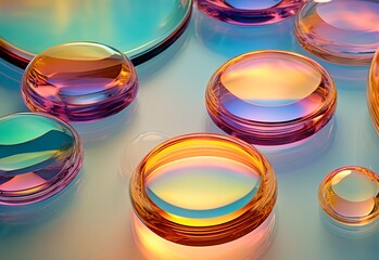 Soothing Rhythms, glass sphere.