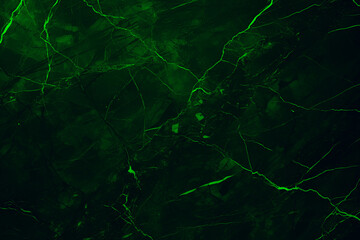 Dark green neon marble banner abstract stone background. Texture of the stone. Close-up. Dark rock grunge backdrop with copy space