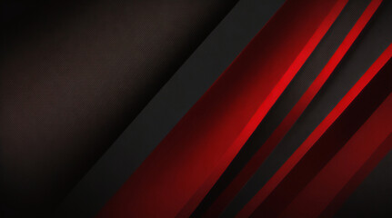 Obraz premium 3D red gray techno abstract background overlap layer on dark space with rough decoration. Modern graphic design element cutout shape style concept for web banners, flyer, card, or brochure cover.