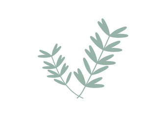 シンプルな葉っぱ