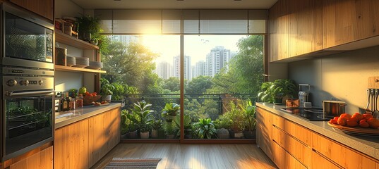 Modern Living Spaces: Elegance Meets Comfort. Generative Ai