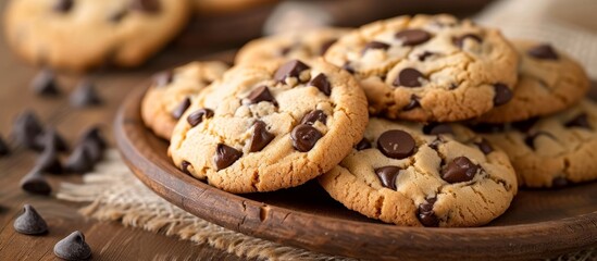 Indulge in Scrumptious Homemade Chocolate Chip Cookies - Now Ready to Eat Homemade Chocolate Chip Cookies for a Delectable Treat