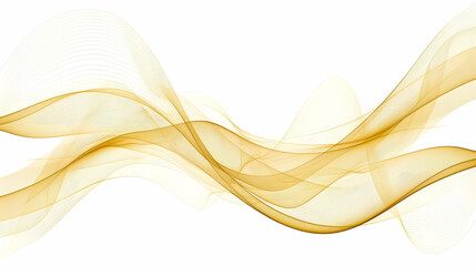 豪華で柔らかい光沢を放つ白とゴールドの抽象的なデジタル