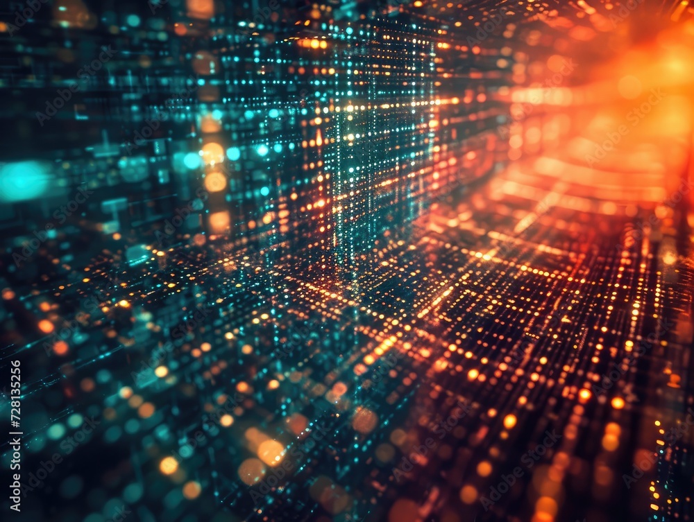 Aufkleber abstract backgrounds. abstract matrix like background