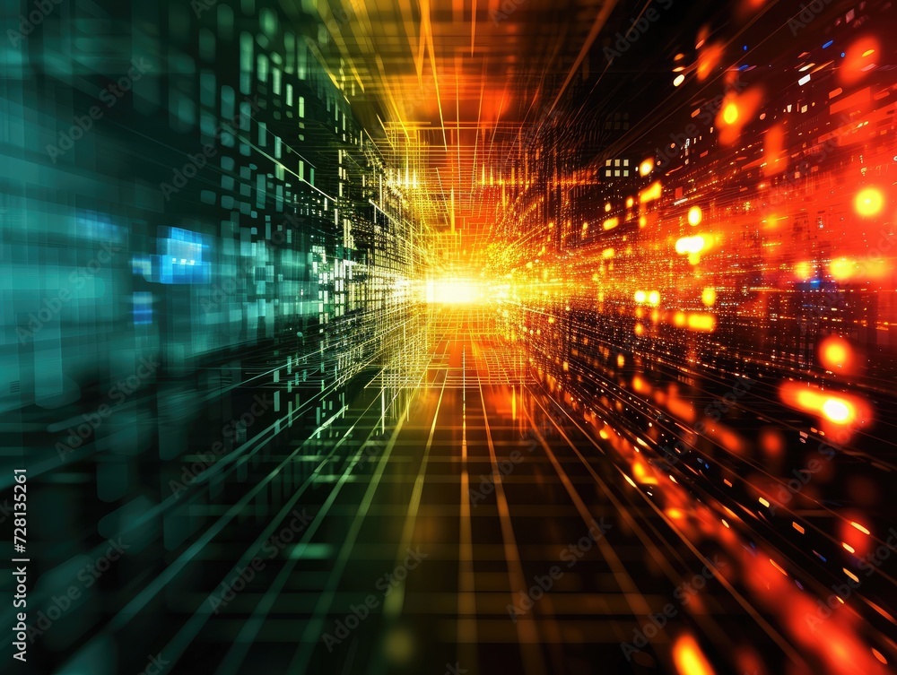Poster abstract backgrounds. abstract matrix like background