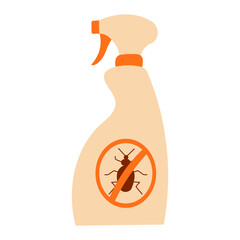 insect repellent garden care aerosol spray pests icon element