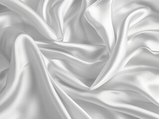 Obraz premium White gray satin texture that is white silver fabric silk background with beautiful soft blur pattern natural.
